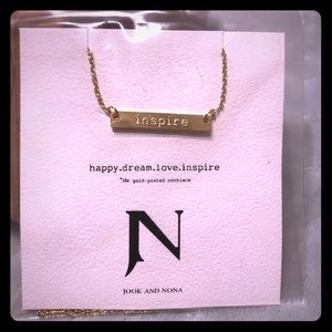 Jook& Nona Inspire Tag Necklace